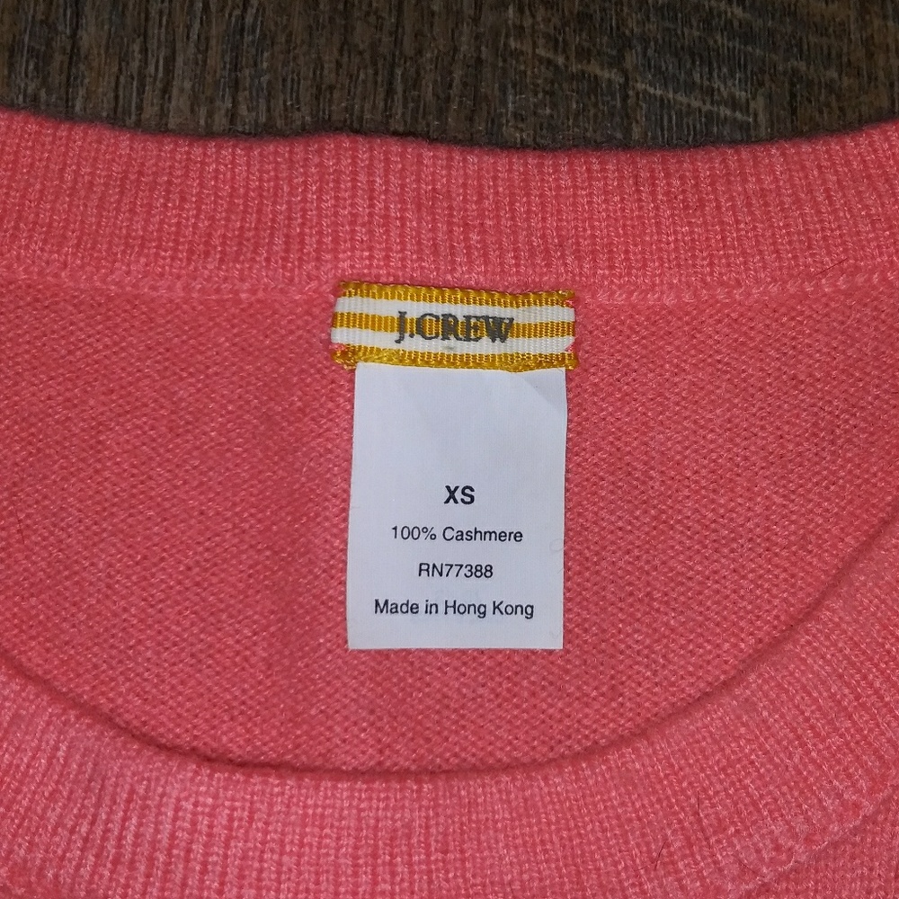 J. CREW 100% CASHMERE CAP SLEEVE SWEATER - Picture 5 of 7